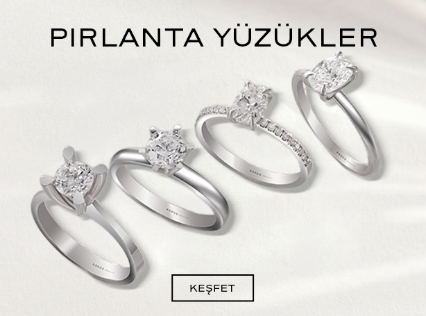 Pırlanta Tektaş Yüzükler